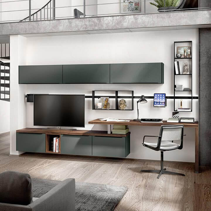 nobilia more than kitchen wohnzimmer regal gruen vorschau